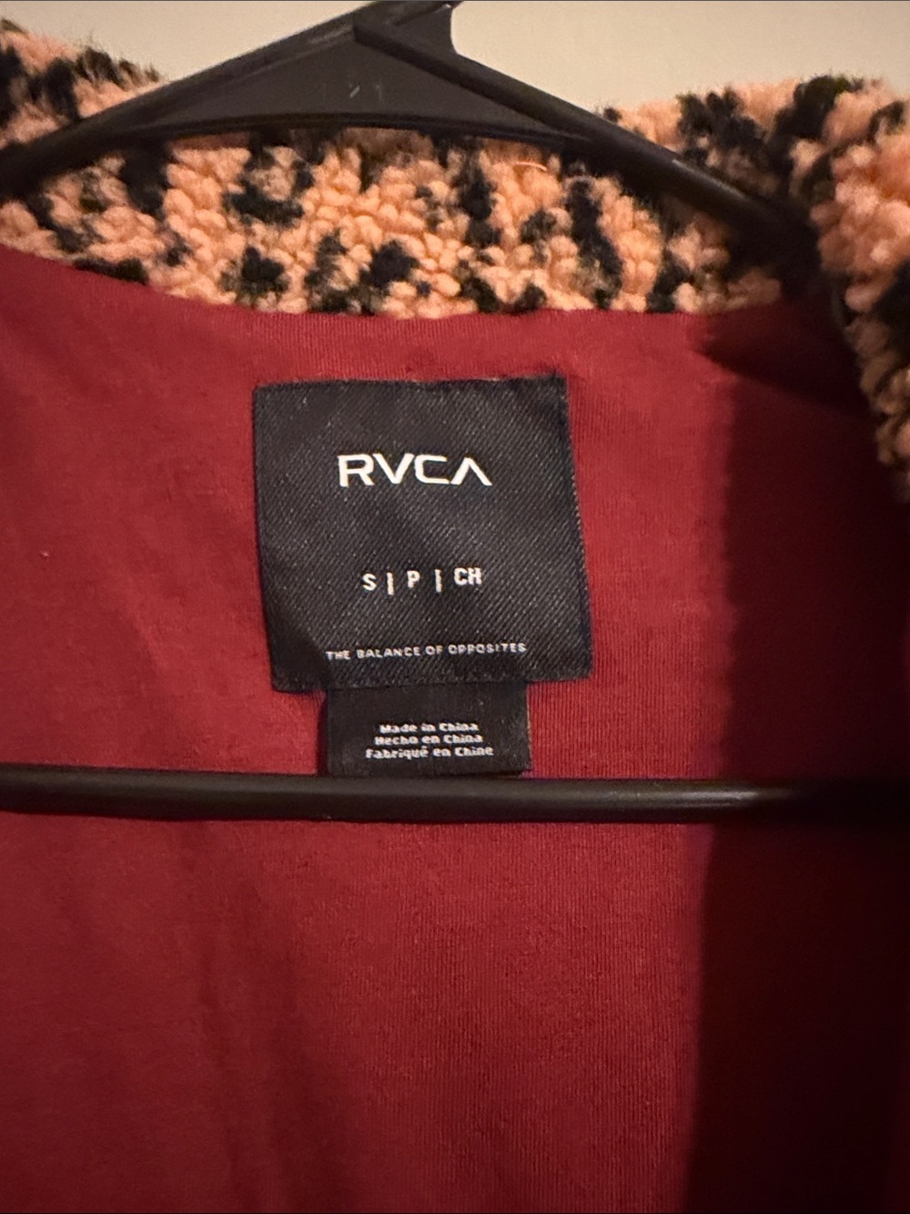 RVCA Oh Hush Sherpa Jacket Small - Picture 3 of 8